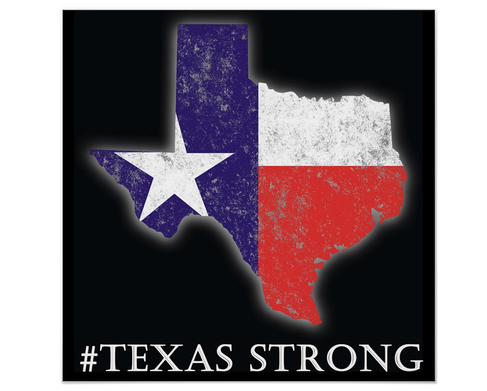 #TexasStrong Wall Poster