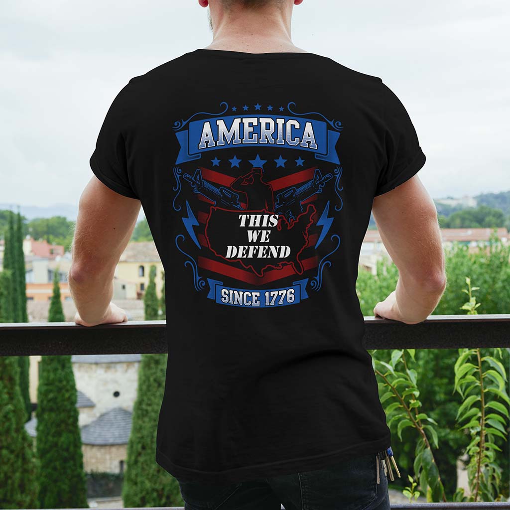 America - This We'll Defend - Since 1776 Tshirt