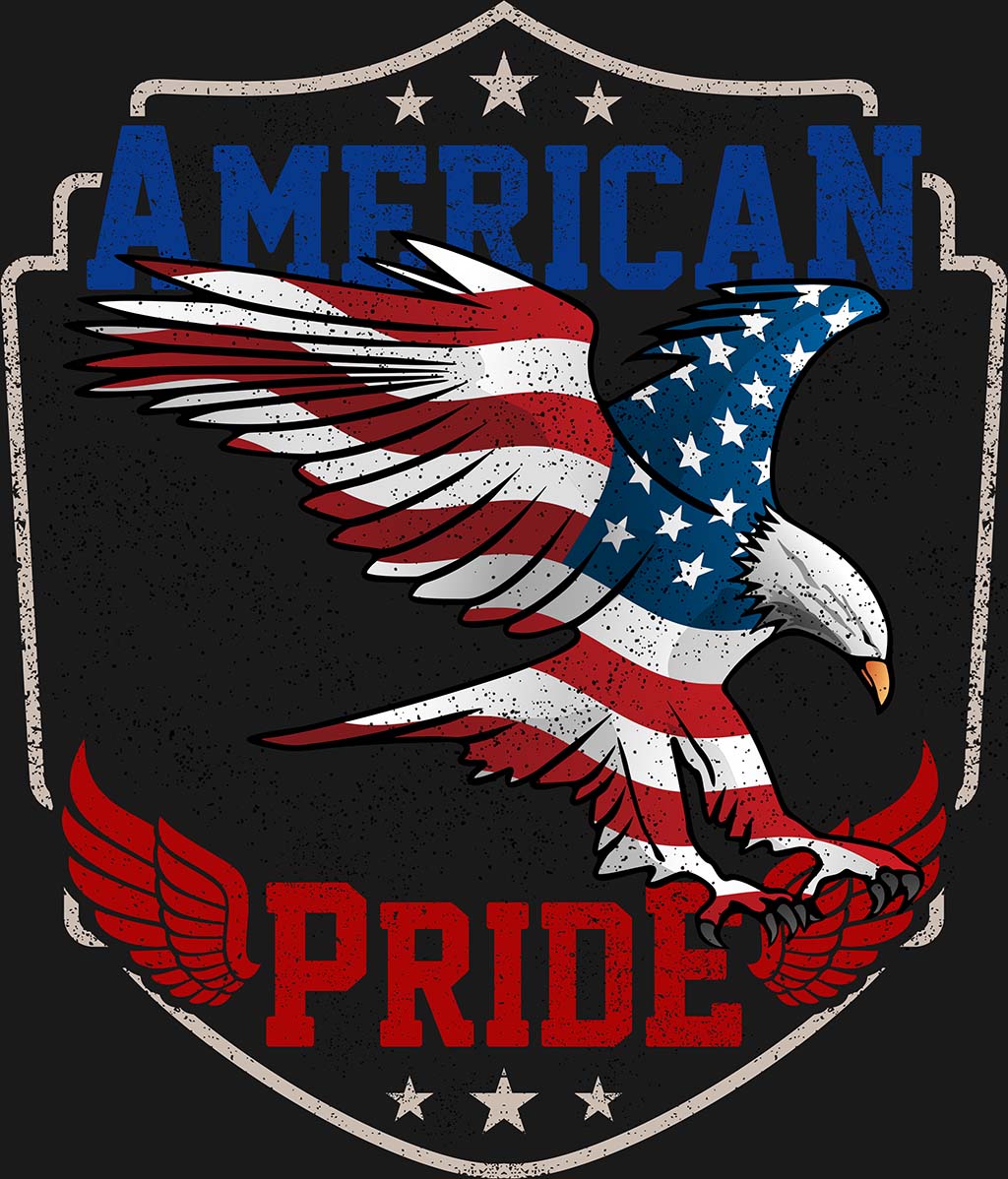American Pride Eagle from BitterGlitter.us